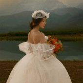 蓝月谷-日落黄昏