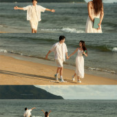 三亚-落日黄昏时