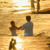 三亚-落日黄昏时