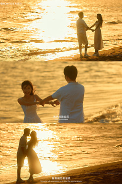 三亚-落日黄昏时