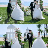 草坪婚礼-三亚目的地婚礼