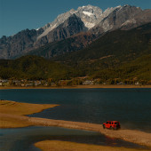 丽江-湖边露营