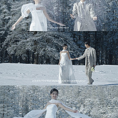 云杉坪-雪落云杉