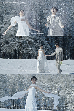 云杉坪-雪落云杉