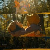 云杉坪-秋日森林