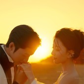 三亚湾-橘色光絮