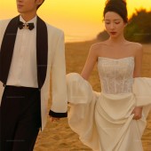 三亚湾-橘色光絮