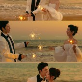 三亚湾-橘色光絮