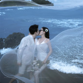 博主阿汤哥-漫步海滩