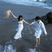 博主阿汤哥-漫步海滩