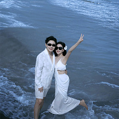 博主阿汤哥-漫步海滩