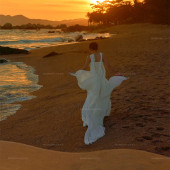 博主阿汤哥-夕阳夜景