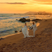 博主阿汤哥-夕阳夜景