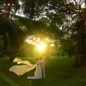 博主阿汤哥-夕阳夜景