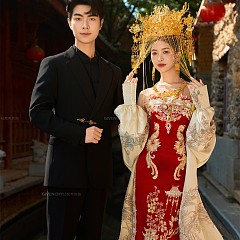 束河古镇-金色凤冠