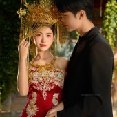 束河古镇-金色凤冠