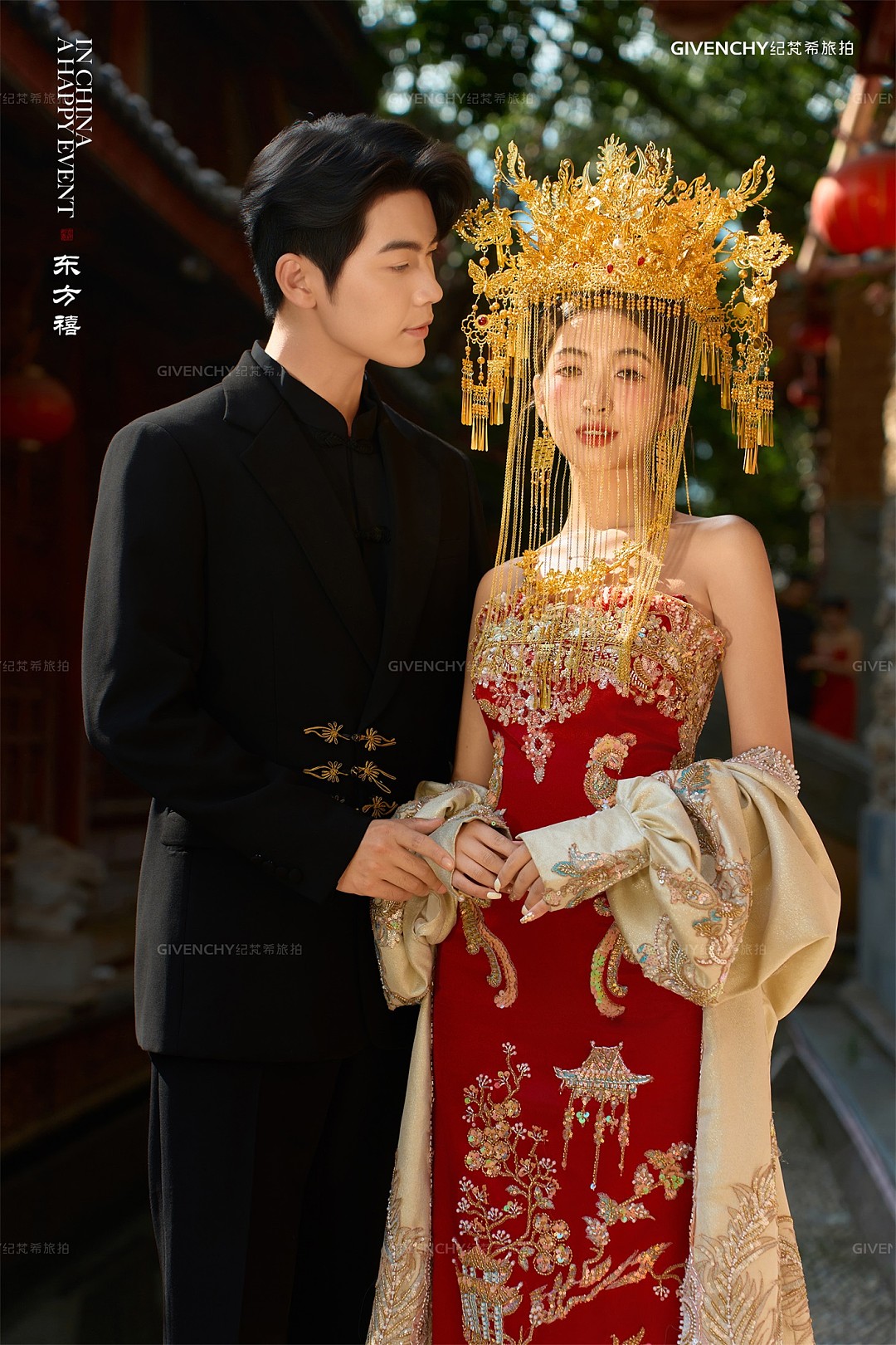 束河古镇-金色凤冠