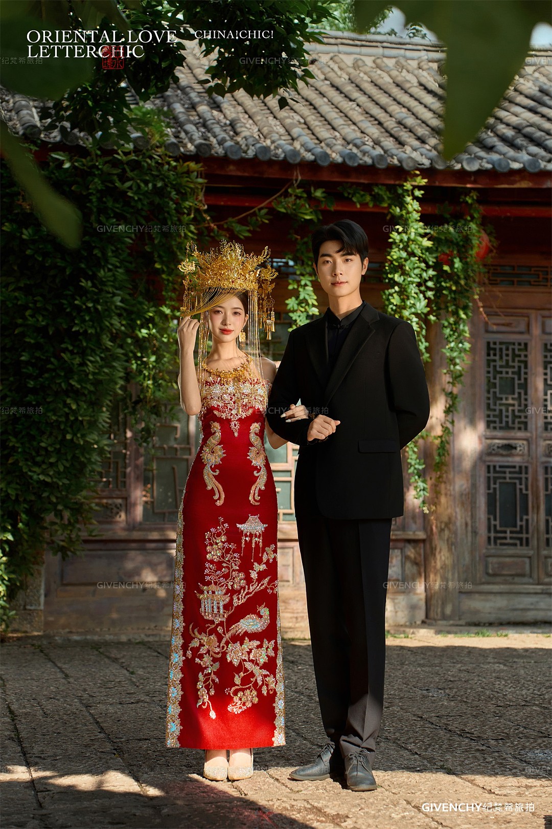 束河古镇-金色凤冠