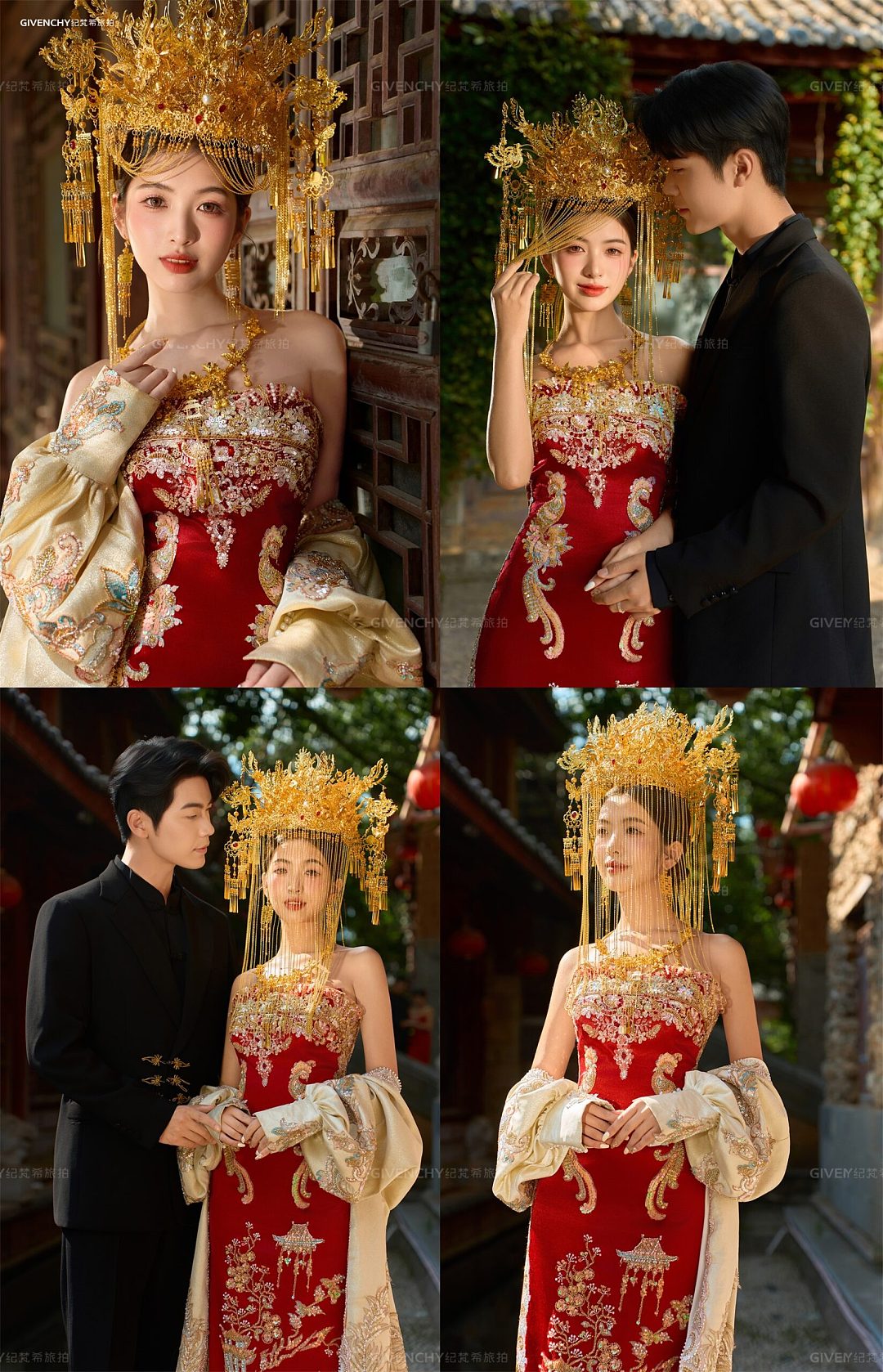 束河古镇-金色凤冠