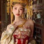 束河古镇-金色凤冠