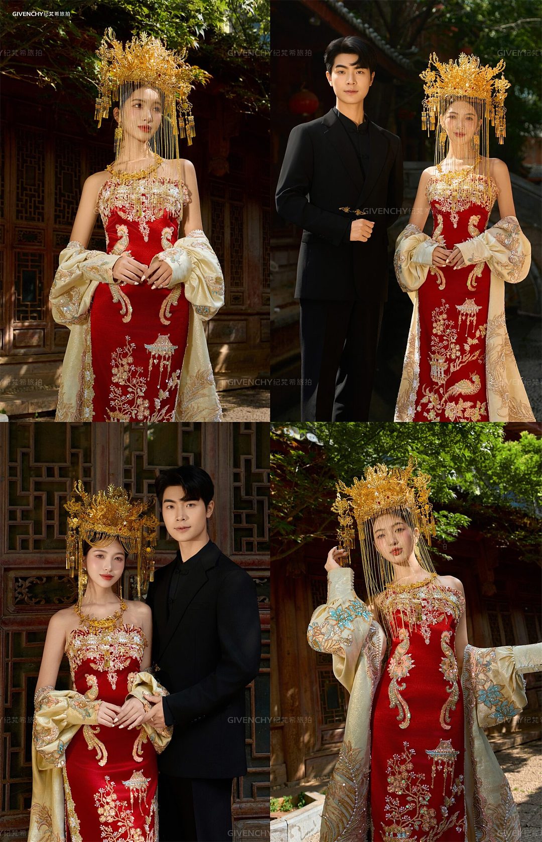 束河古镇-金色凤冠