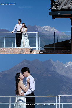 庭前望雪-丽江婚前影像