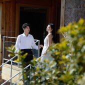 庭前望雪-丽江婚前影像