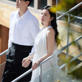 庭前望雪-丽江婚前影像