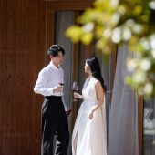 庭前望雪-丽江婚前影像