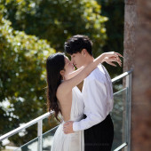 庭前望雪-丽江婚前影像