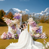 高尔夫婚礼-大理目的地婚礼