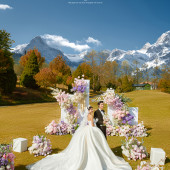 高尔夫婚礼-大理目的地婚礼