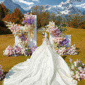 高尔夫婚礼-大理目的地婚礼