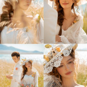 赛里木湖-湖畔芦苇