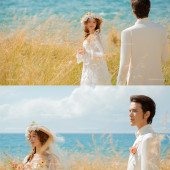 赛里木湖-湖畔芦苇