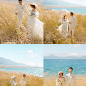 赛里木湖-湖畔芦苇