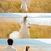 赛里木湖-湖畔芦苇