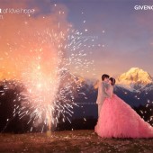 莫奈庄园-日照金山