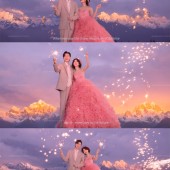 莫奈庄园-日照金山