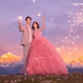 莫奈庄园-日照金山