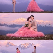 莫奈庄园-日照金山