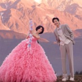 莫奈庄园-日照金山