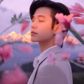 莫奈庄园-日照金山