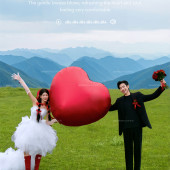 雪山远景-雪山热恋