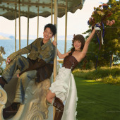 海东天镜阁-灿灿秋日