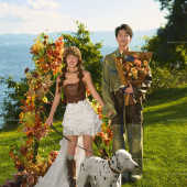 海东天镜阁-灿灿秋日