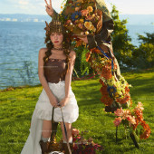 海东天镜阁-灿灿秋日