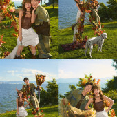 海东天镜阁-灿灿秋日