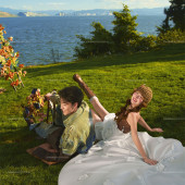 海东天镜阁-灿灿秋日