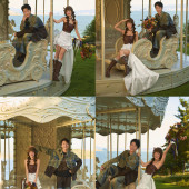 海东天镜阁-灿灿秋日